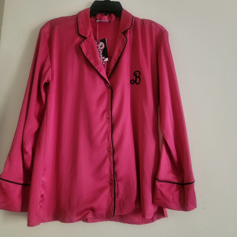 ZARA X BARBIE™ THE MOVIE WARNERBROS SATIN EFFECT SHIRT Only